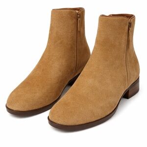 Naturalizer - Robyn Suede Ankle Boots - Camel Tan - Size 8